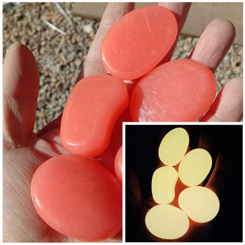 Aquarium Fish Saltwater - 10pcs Decoration 4.5cm Luminous Pebbles Glow