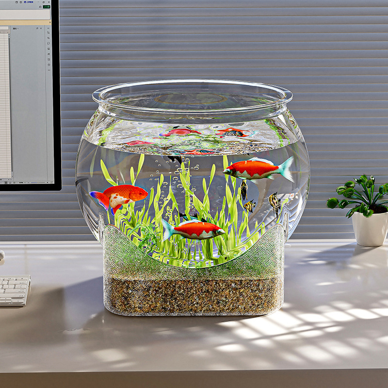 Aquarium Fish Names - Fish Tank Aquarium Transparent Round Ornamental