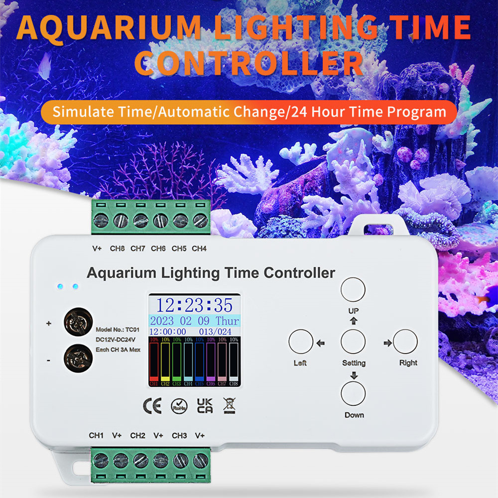 TC01 Aquarium Lighting Time Co - Aquarium Fish Common บทวิจารณ์และราคา