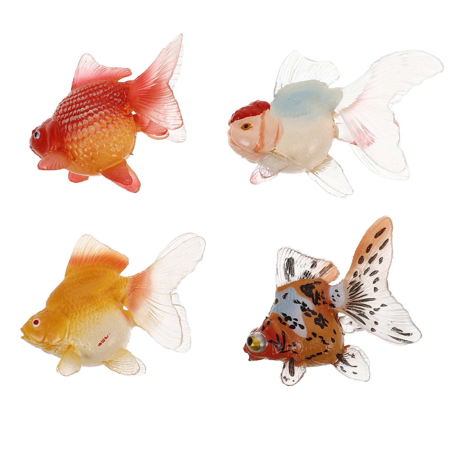 4Pcs Realistic Floating Goldfi - Aquarium Fish Saltwater บทวิจารณ์และราคา