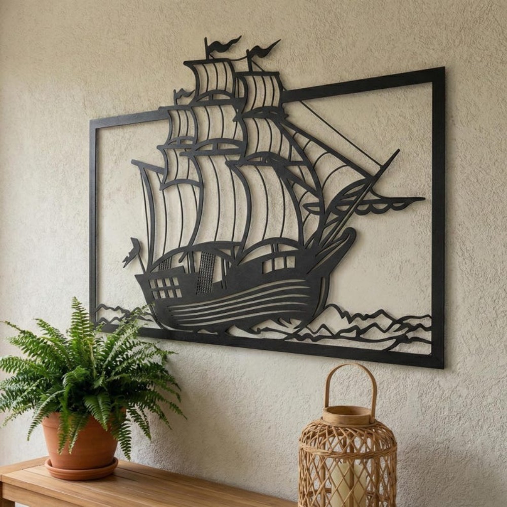 Metal Sailboat Wall Art, Coast - Aquarium Fish Names บทวิจารณ์และราคา