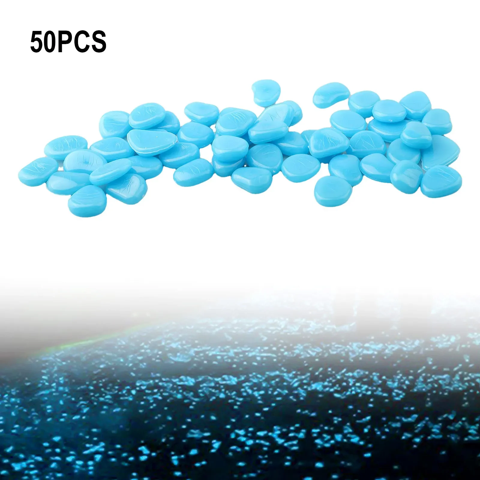 50PCS/Set Glow In The Dark Peb - Aquarium Fish Saltwater บทวิจารณ์และราคา