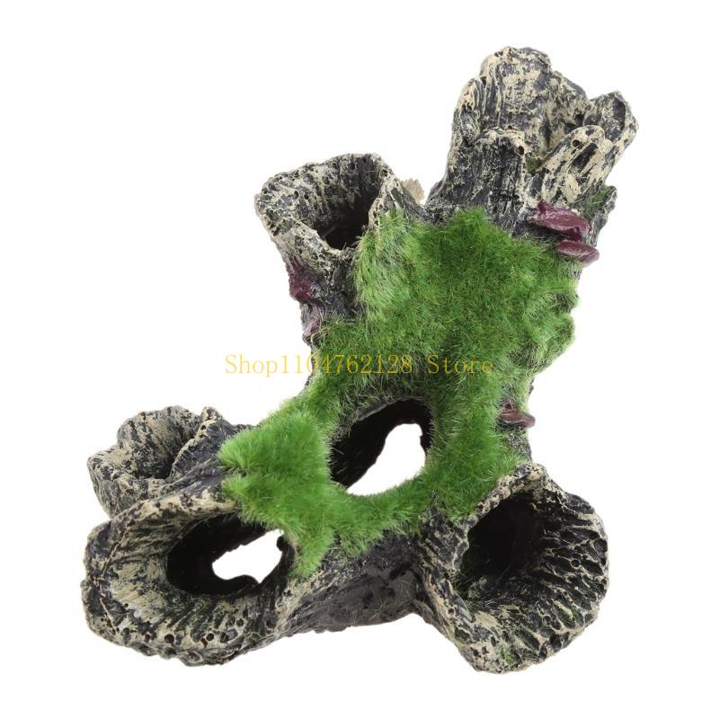 Aquarium Resin Cave Moss Tree  - Aquarium Fish For Sale บทวิจารณ์และราคา