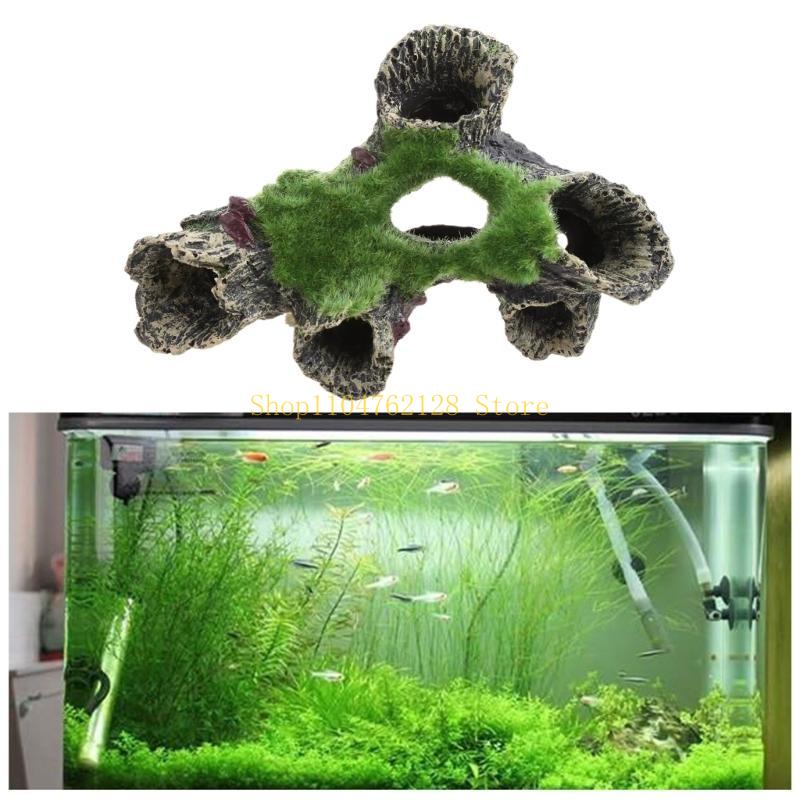 Aquarium Resin Cave Moss Tree  - Aquarium Fish For Sale บทวิจารณ์และราคา