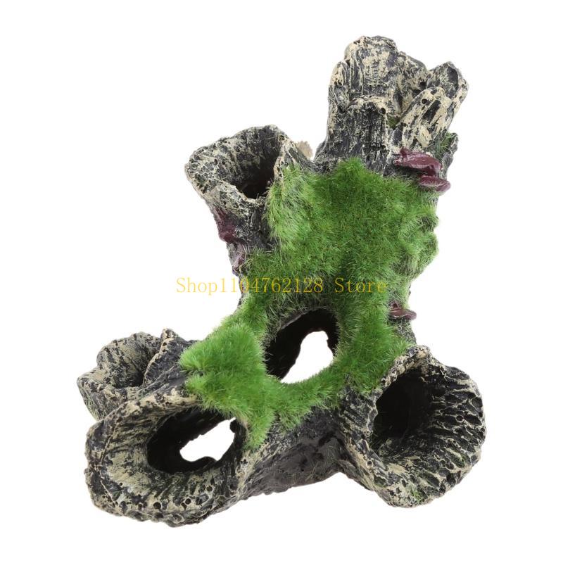 Aquarium Resin Cave Moss Tree  - Aquarium Fish For Sale บทวิจารณ์และราคา