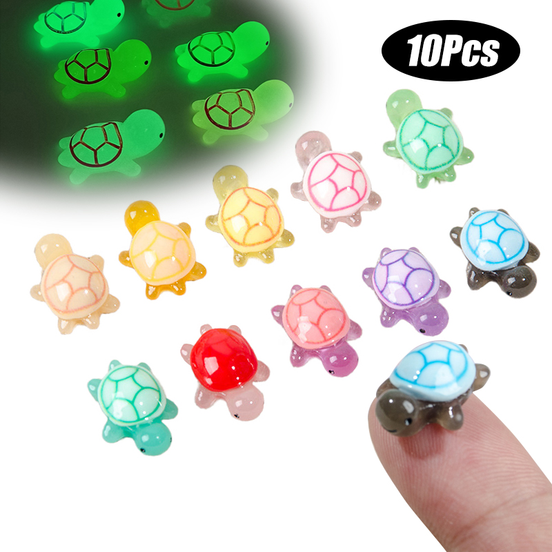 10Pcs Mini Luminous Turtle Hom - Aquarium Fish Names บทวิจารณ์และราคา