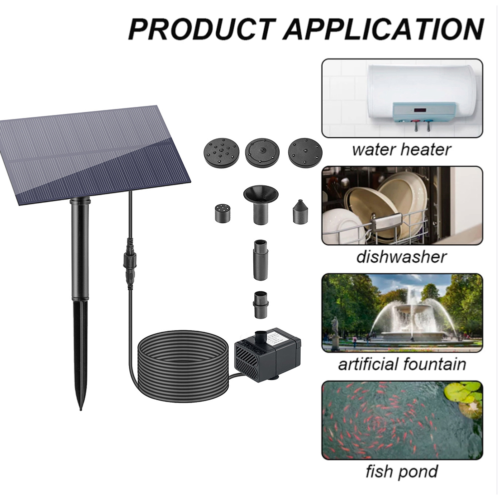5W 5V Solar Water Pump Garden  - Aquarium Fish Saltwater บทวิจารณ์และราคา