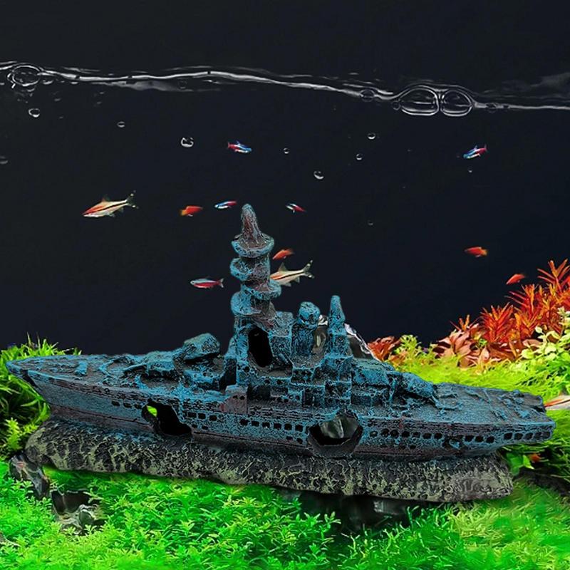 Fish Tank Shipwreck Fish Tank  - Aquarium Fish For Sale บทวิจารณ์และราคา